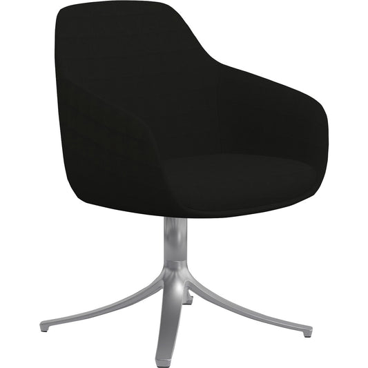 9 to 5 Seating Lilly Swivel Base Fabric Lounge Chair [SKU - NTF9134GTSFON]