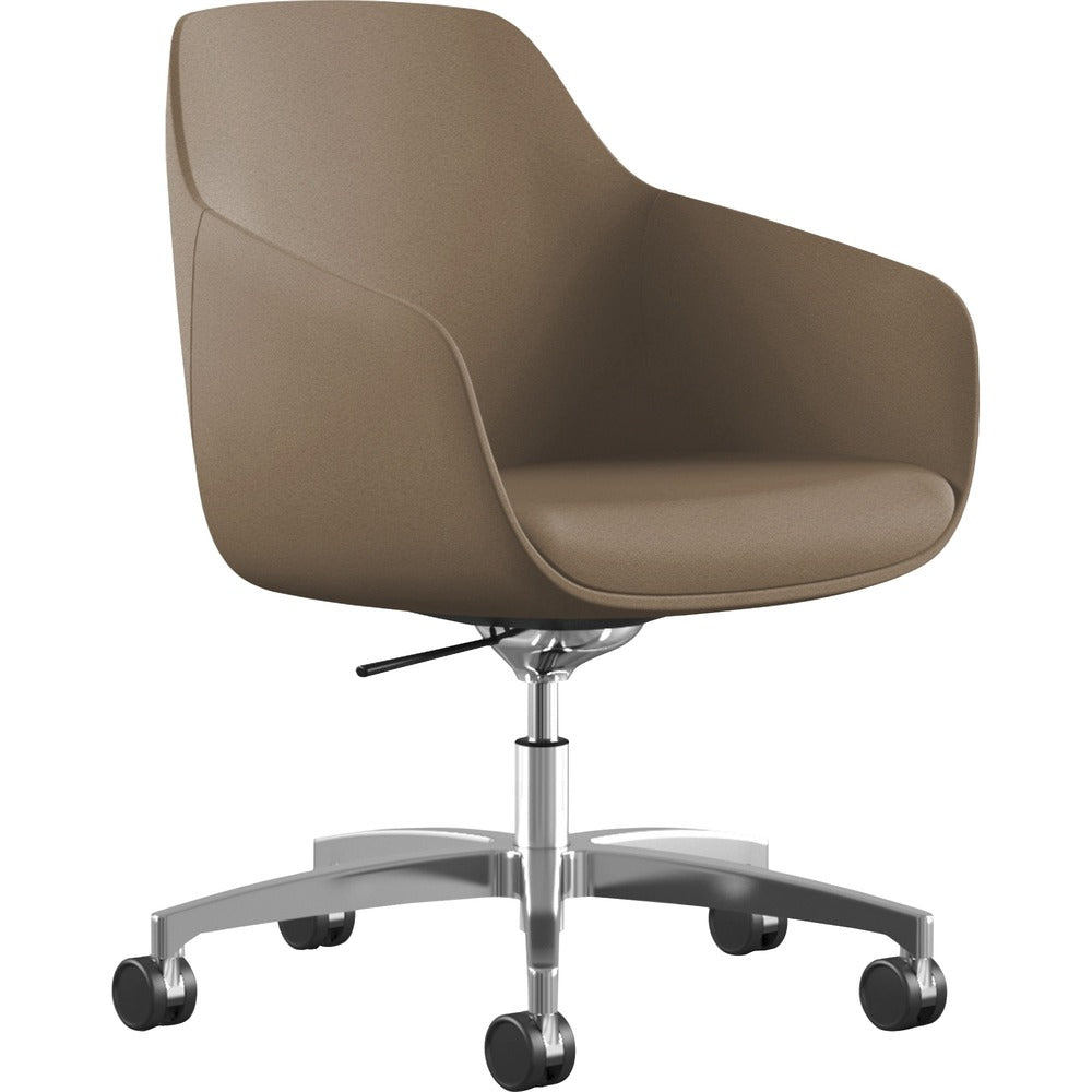 9 to 5 Seating Lilly 5-Star Base Fabric Lounge Chair [SKU - NTF9154R2PFLA]