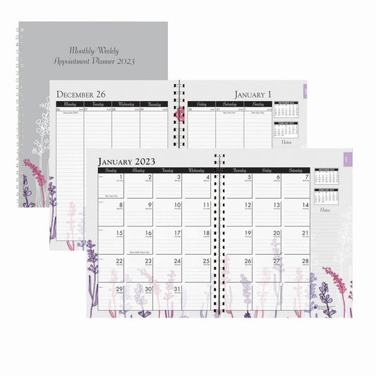House of Doolittle Wild Flower Weekly/Monthly Planner [SKU - HOD295674]