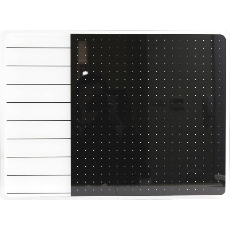 Floortex Viztex Dry-erase Magnetic Glass Whiteboard - Polar White [SKU - FLRFCVGM1723WP]