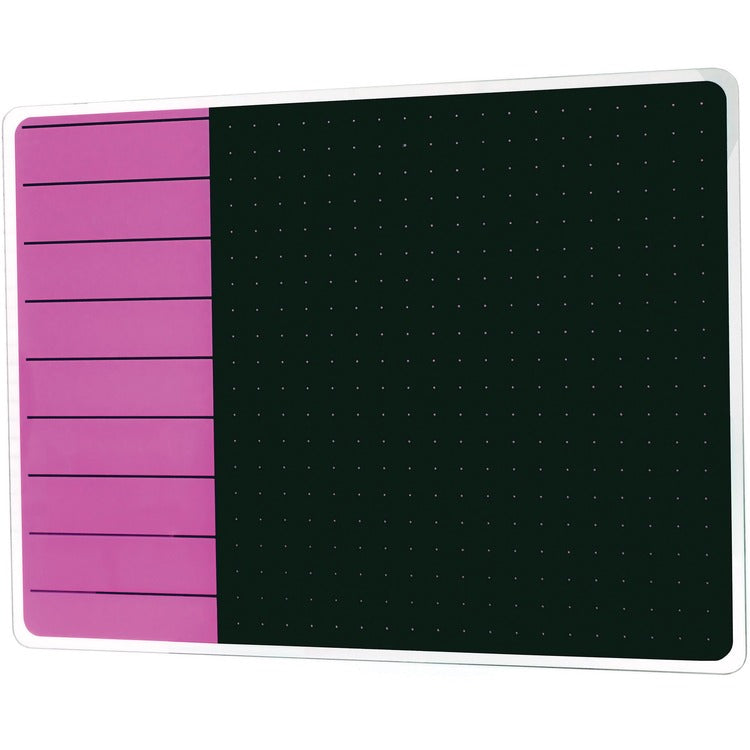 Floortex Viztex Dry-erase Magnetic Glass Whiteboard - Soft Violet [SKU - FLRFCVGM1723VP]