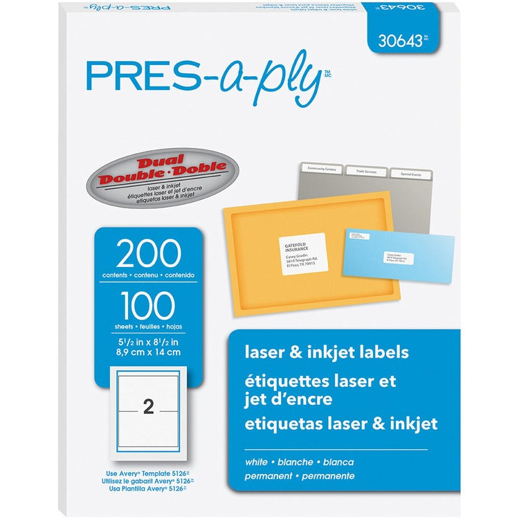 PRES-a-ply Shipping Label [SKU - AVE30643]
