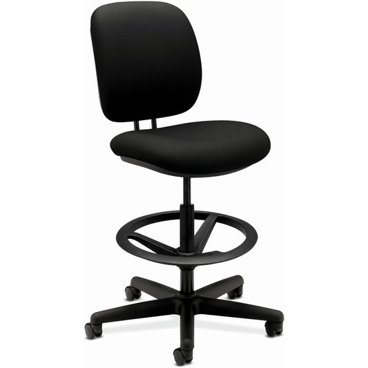 HON ComforTask Stool | Extended Height, Footring | Black Fabric [SKU - HON5905CU10T]