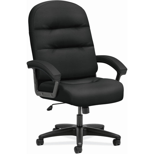 HON Pillow-Soft Executive High-Back Chair | Fixed Arms | Black Fabric [SKU - HON2095HPWST10T]