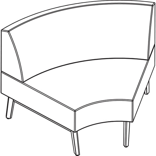 Arold Hip Hop Collection Wedge Chair [SKU - ARO1860CW20TP06]