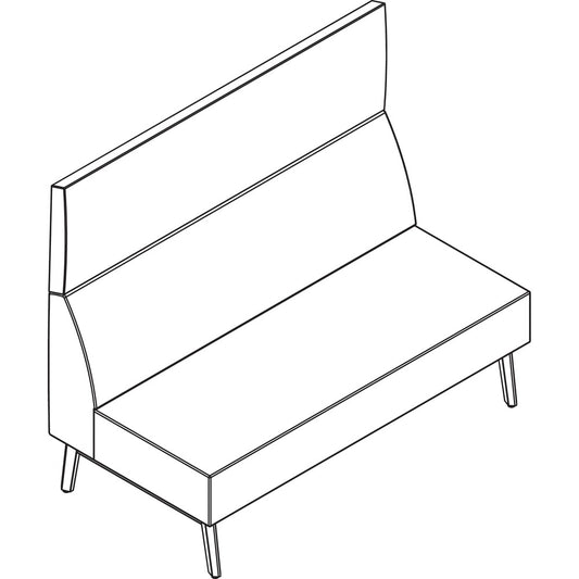 Arold Hip Hop Collection High Back Straight Chair [SKU - AROHC60HW20W1N]