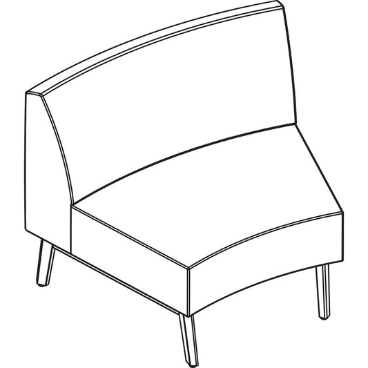 Arold Hip Hop Collection Wedge Chair [SKU - ARO4830CW20TP06]