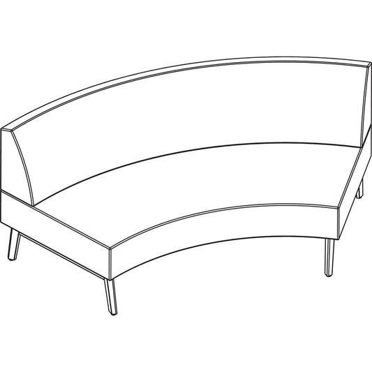 Arold Hip Hop Collection Wedge Bench [SKU - ARO4860CW20W8]