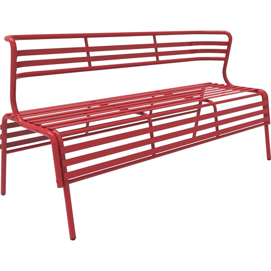 Safco CoGo Steel Outdoor/Indoor Bench [SKU - SAF4368RD]