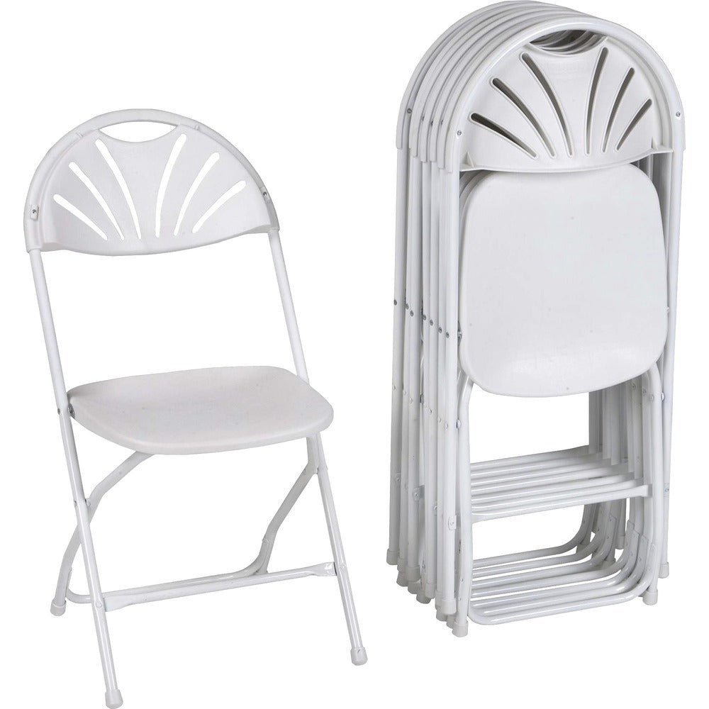 Dorel Zown Premium Fan Back Folding Chair [SKU - CSC60542WHT8E]
