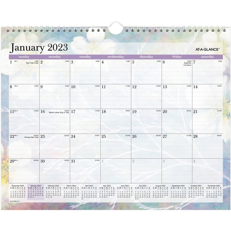 At-A-Glance Dreams Monthly Wall Calendar [SKU - AAGPM83707]