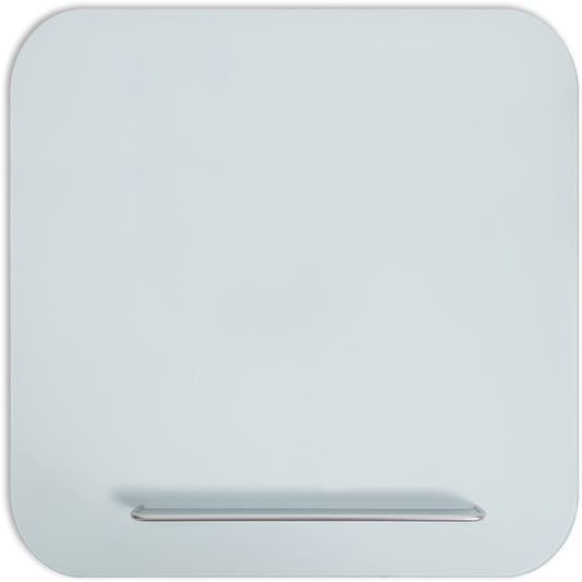U Brands Magnetic White Glass Dry-Erase Board, 35" X 35" [SKU - UBR4848U0001]