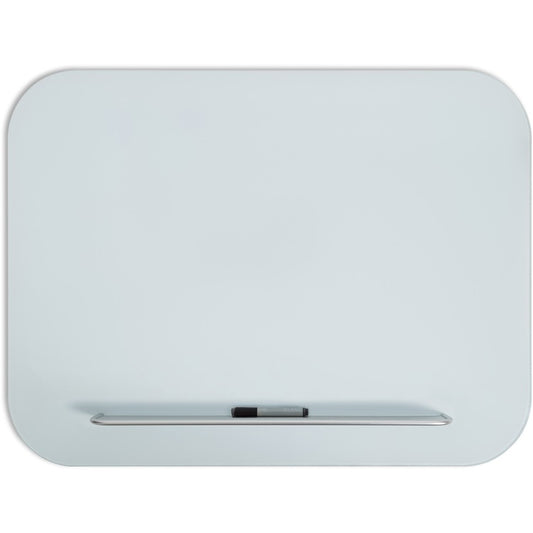 U Brands Magnetic White Glass Dry-Erase Board, 47" X 35" [SKU - UBR4849U0001]