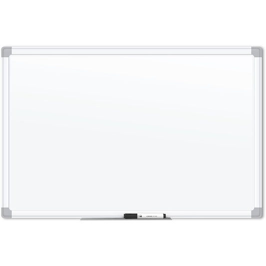 U Brands White Aluminum Framed Magnetic Porcelain Steel Board, 48" X 36" [SKU - UBR4900U0001]