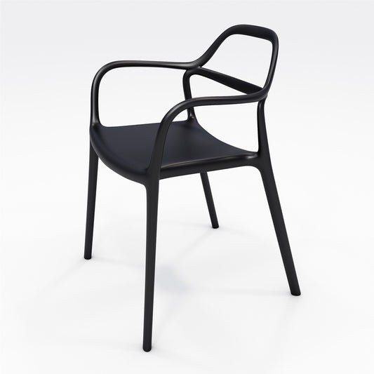 KFI Indoor/Outdoor Poly Guest Chair [SKU - KFI6300BLACK]