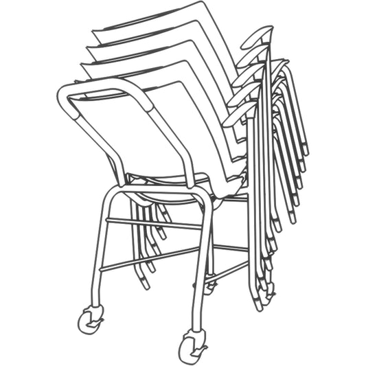 9 to 5 Seating Stack Chair Steel Dolly [SKU - NTFDL5]