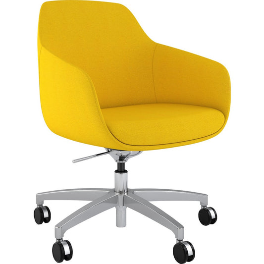 9 to 5 Seating Lilly 5-star Base Fabric Lounge Chair [SKU - NTF9154R2PFCD]