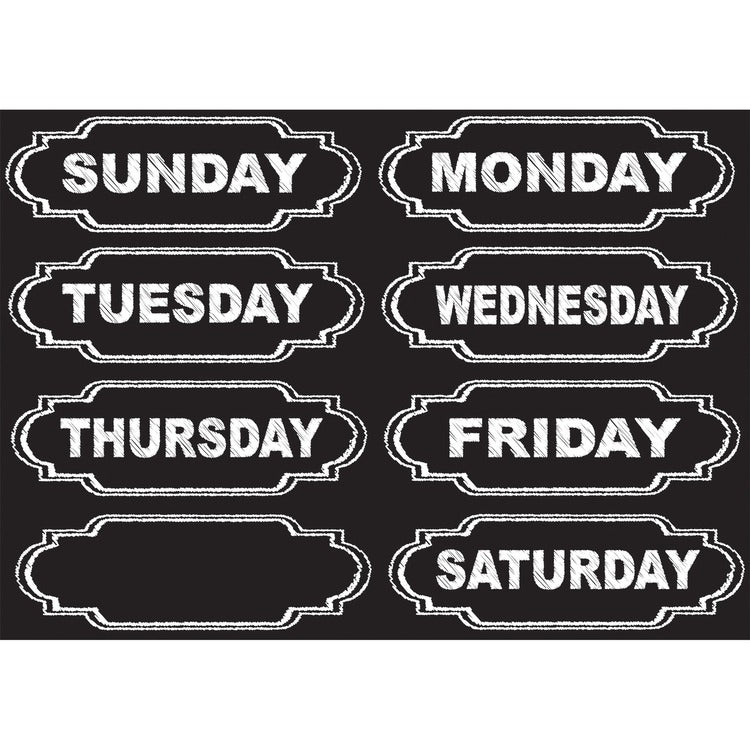 Ashley Magnetic Chalkboard Days of the Week [SKU - ASH19002]