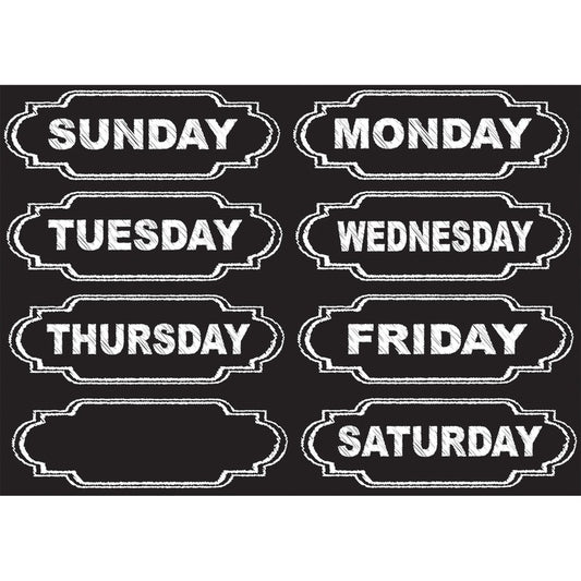 Ashley Magnetic Chalkboard Days of the Week [SKU - ASH19002]