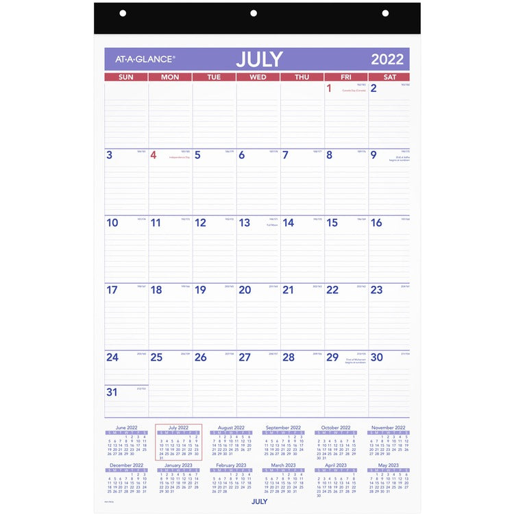 At-A-Glance Repositionable Wall Calendar [SKU - AAGAY17RP28]