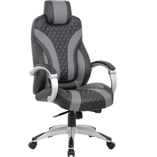 Boss Hinged Arm Executive Chair [SKU - BOPB8871BKGY]