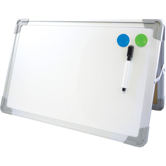 Flipside Desktop Easel Set with Pen and Two Magnets, 20" x 16" [SKU - FLP50002]