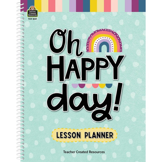Teacher Created Resources Oh Happy Day Lesson Planner [SKU - TCR8321]
