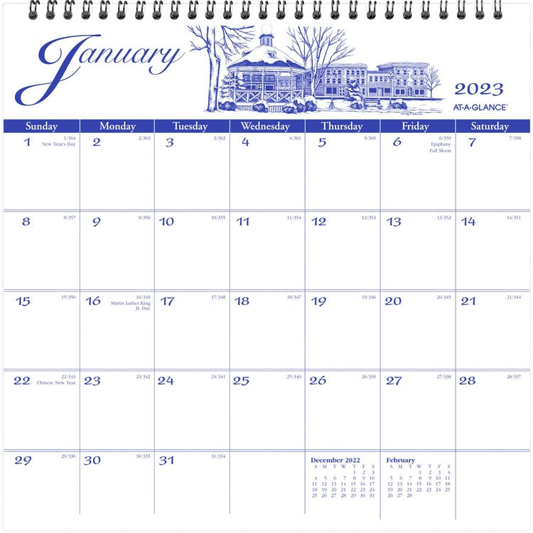 At-A-Glance Illustrators Edition Monthly Wall Calendar [SKU - AAGG100017]