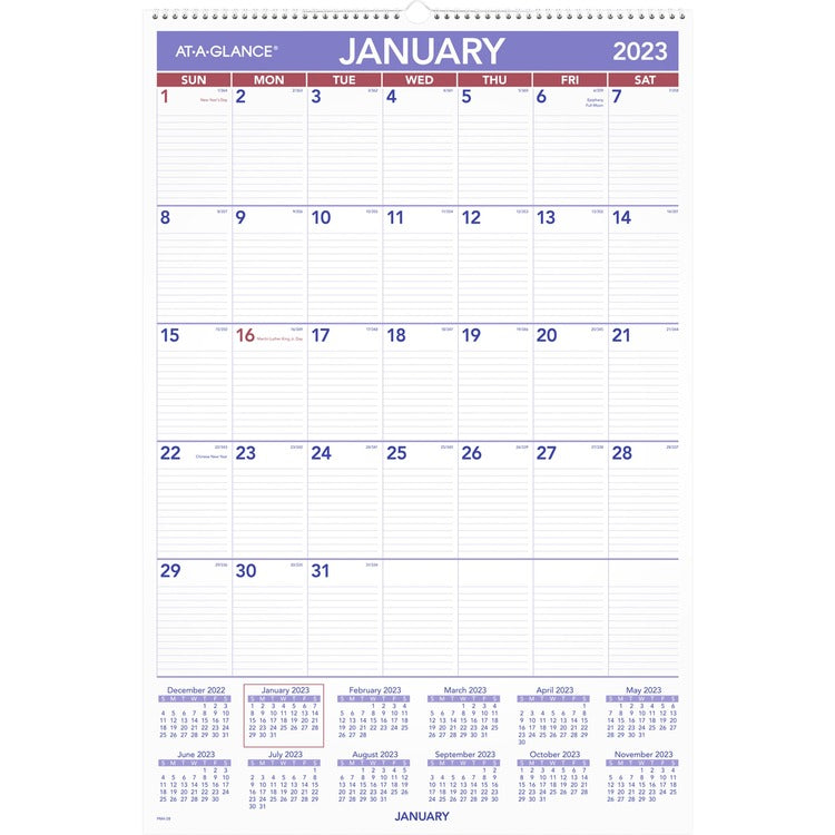 At-A-Glance Monthly Wall Calendar [SKU - AAGPM428]
