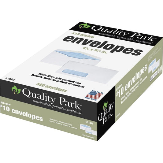 Quality Park No. 10 Window Security Envelopes [SKU - QUA21412]