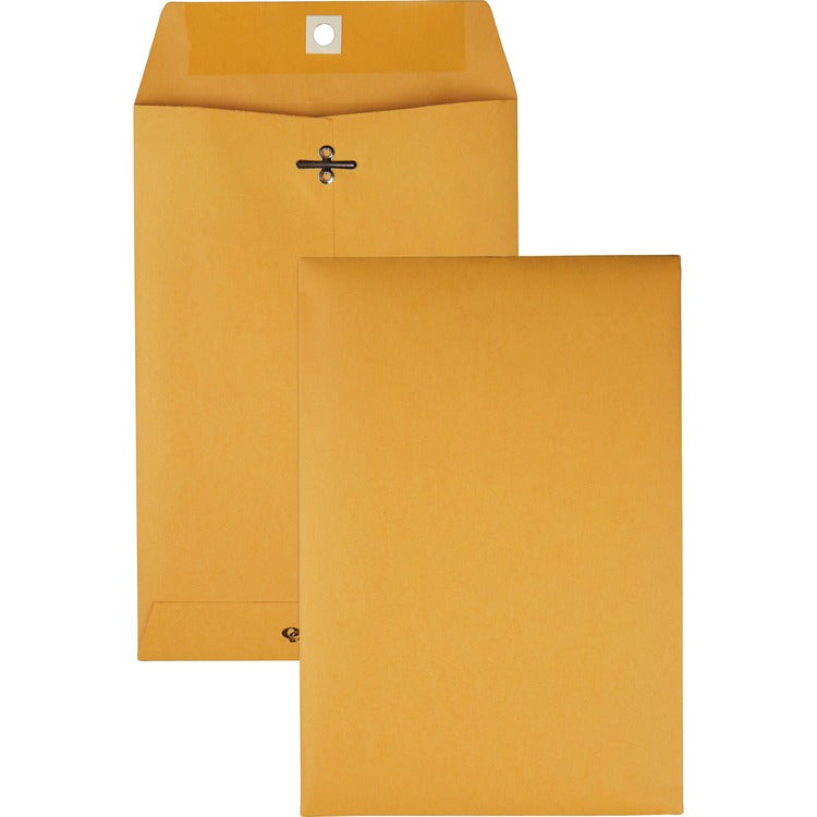 Quality Park Gummed Kraft Clasp Envelopes [SKU - QUA37863]