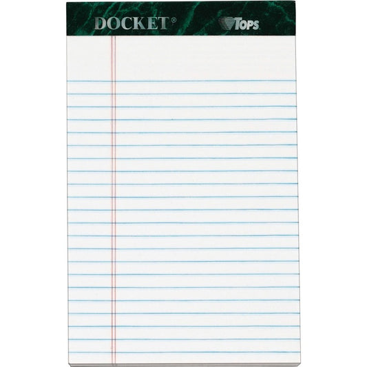 TOPS Docket Letr - Trim White Legal Pads - Jr.Legal [SKU - TOP63360]