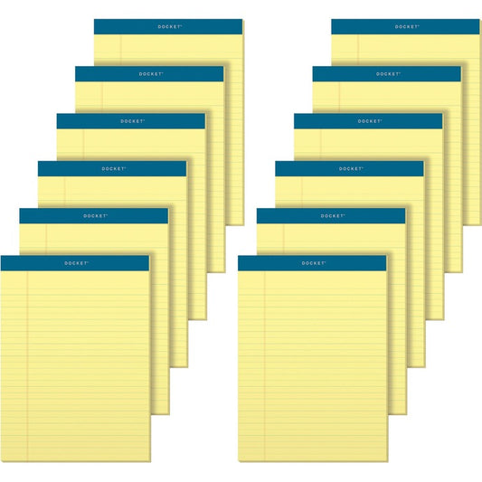 TOPS Docket Letr-Trim Legal Rule Canary Legal Pads [SKU - TOP63400]