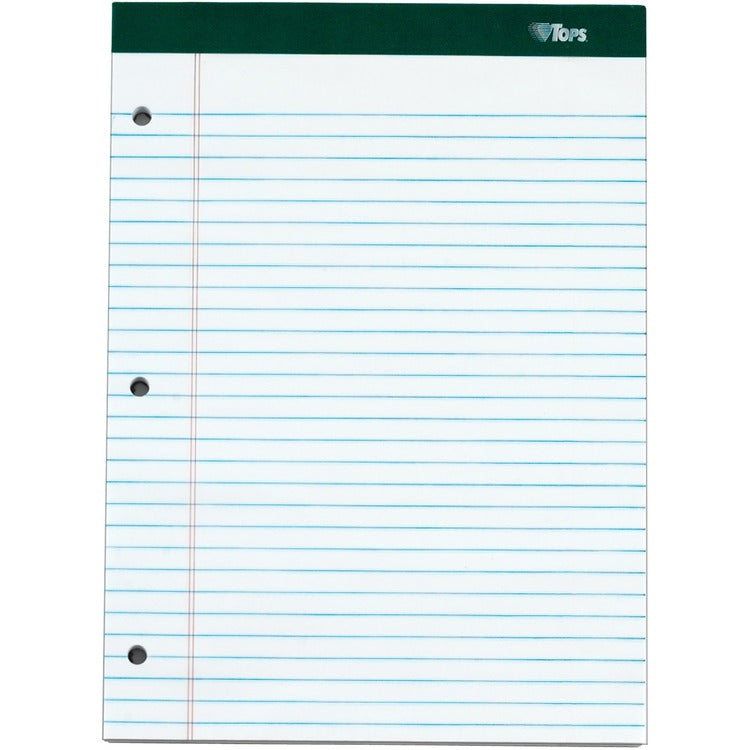 TOPS Docket 3-hole Punched Legal Ruled Legal Pads [SKU - TOP63437]