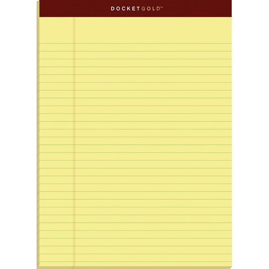 TOPS Docket Gold Legal Pads - Letter [SKU - TOP63950]