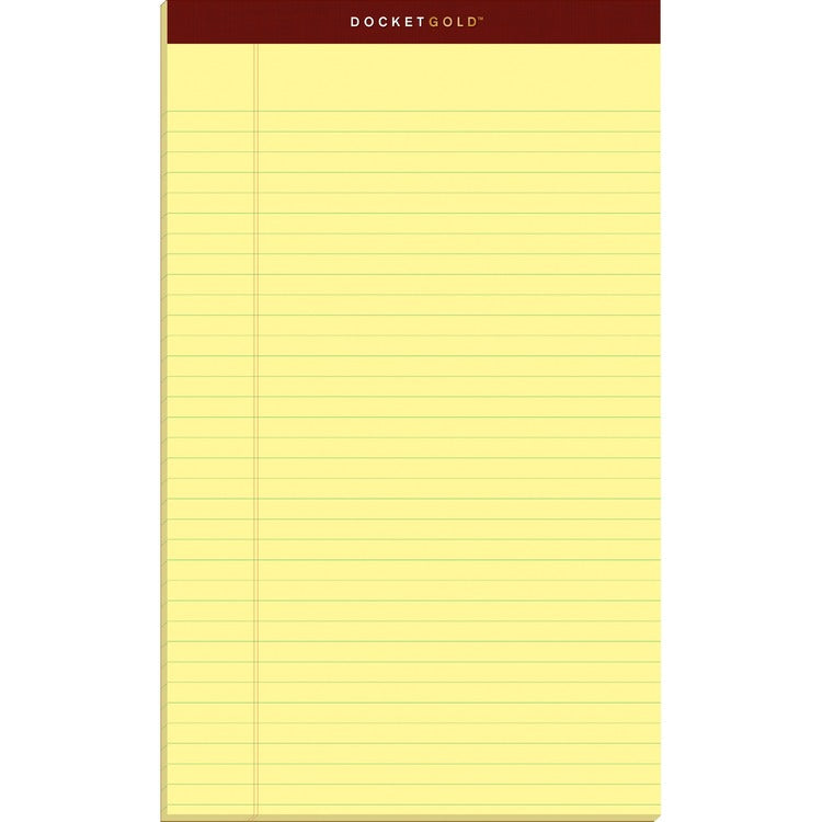 TOPS Docket Gold Legal Pads - Legal [SKU - TOP63980]