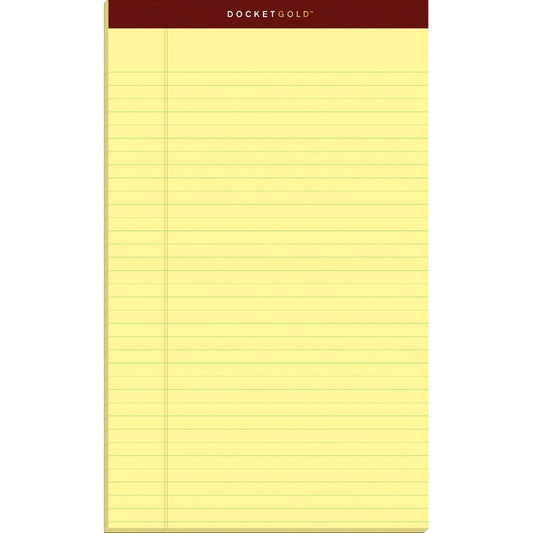 TOPS Docket Gold Legal Pads - Legal [SKU - TOP63980]