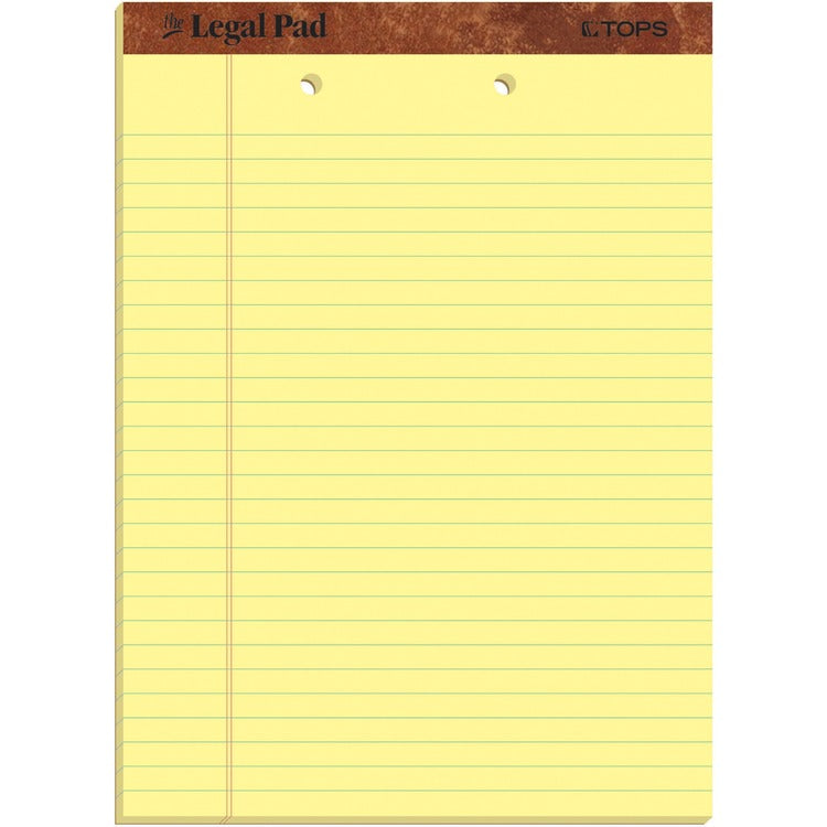 TOPS 2-Hole Top Punched Legal Pad [SKU - TOP7531]
