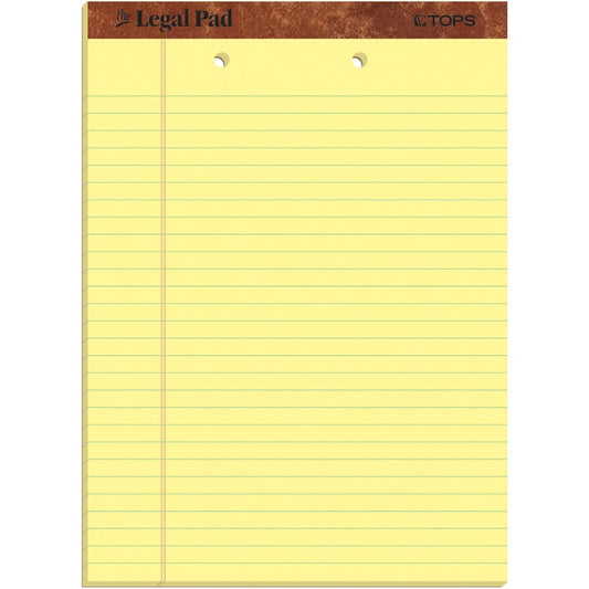 TOPS 2-Hole Top Punched Legal Pad [SKU - TOP7531]